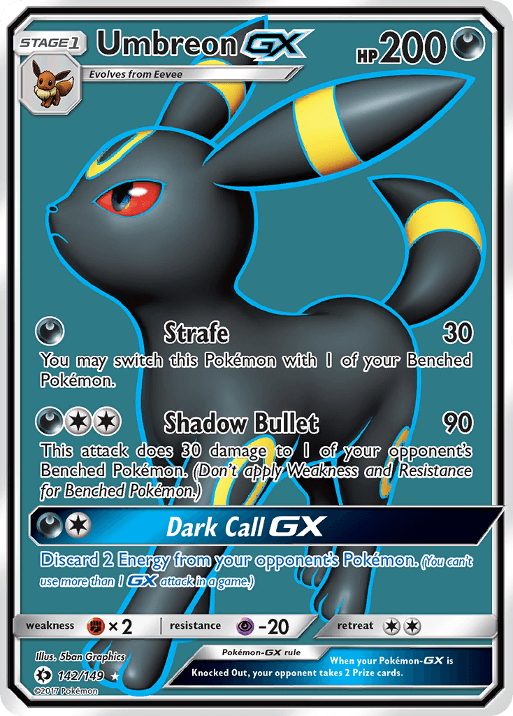 Umbreon-GX, kortbilde fra pokemontcg.io