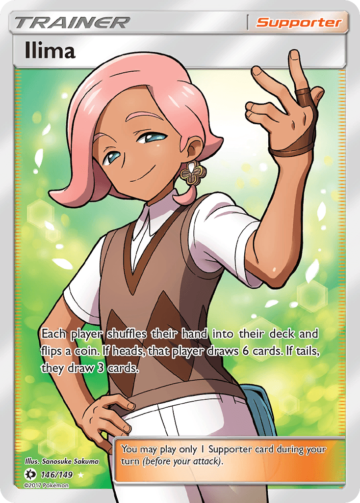 Ilima, kortbilde fra pokemontcg.io