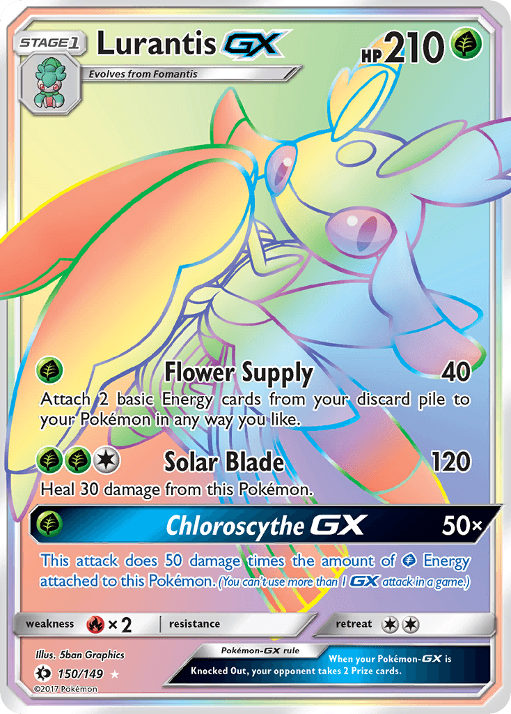 Lurantis-GX, kortbilde fra pokemontcg.io