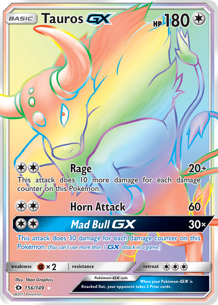 Tauros-GX, kortbilde fra pokemontcg.io