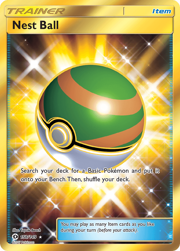 Nest Ball, kortbilde fra pokemontcg.io