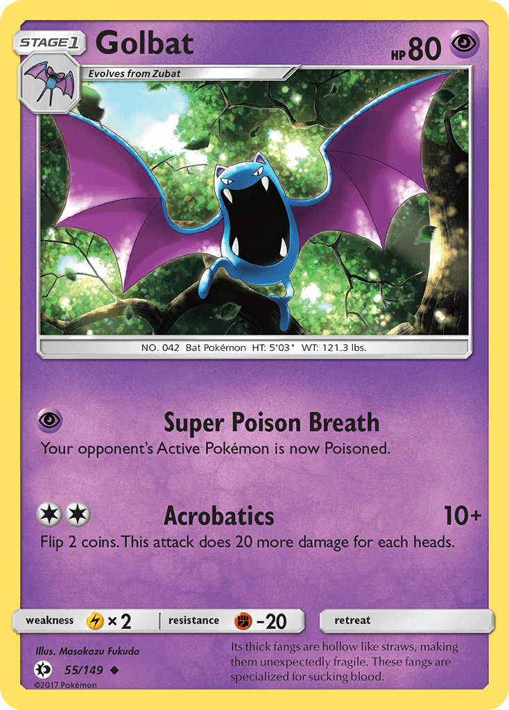 Golbat, kortbilde fra pokemontcg.io