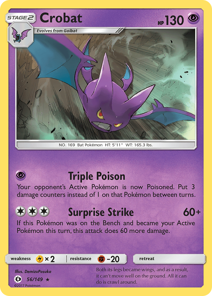 Crobat, kortbilde fra pokemontcg.io