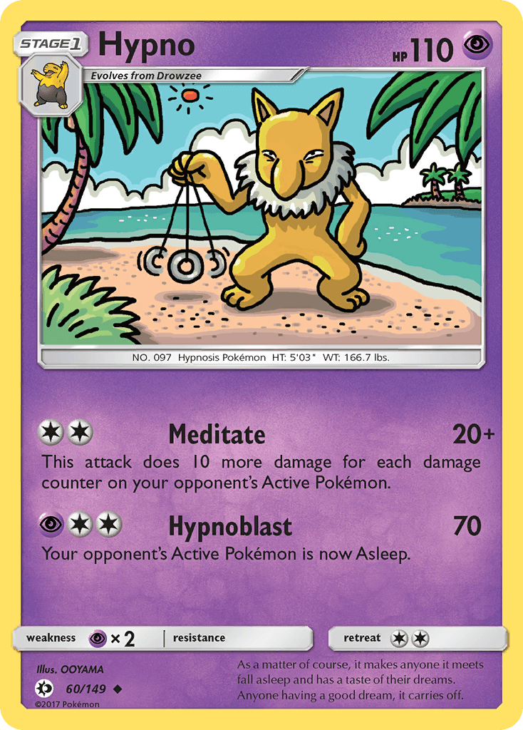 Hypno, kortbilde fra pokemontcg.io