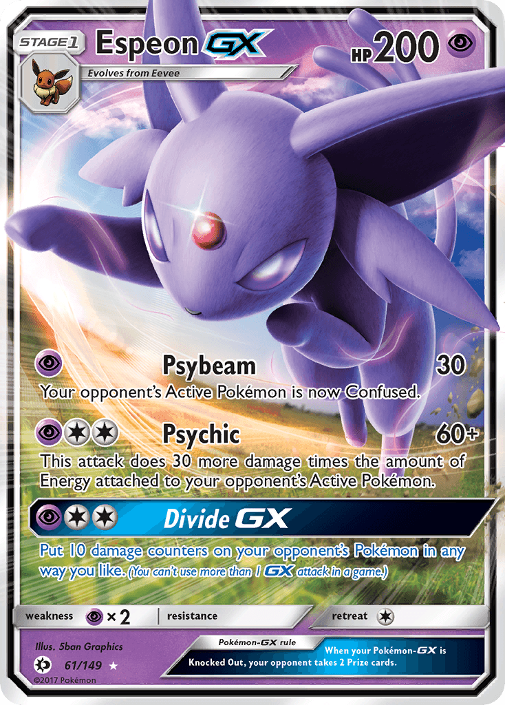 Espeon-GX, kortbilde fra pokemontcg.io
