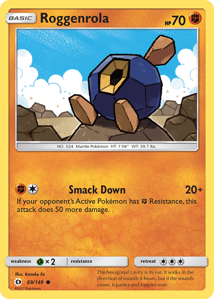 Roggenrola, kortbilde fra pokemontcg.io