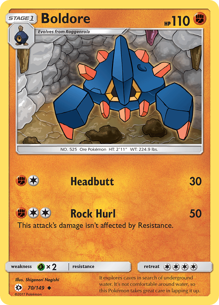 Boldore, kortbilde fra pokemontcg.io