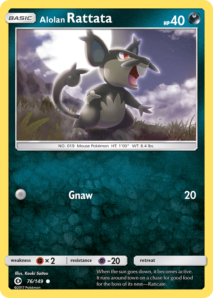 Alolan Rattata, kortbilde fra pokemontcg.io