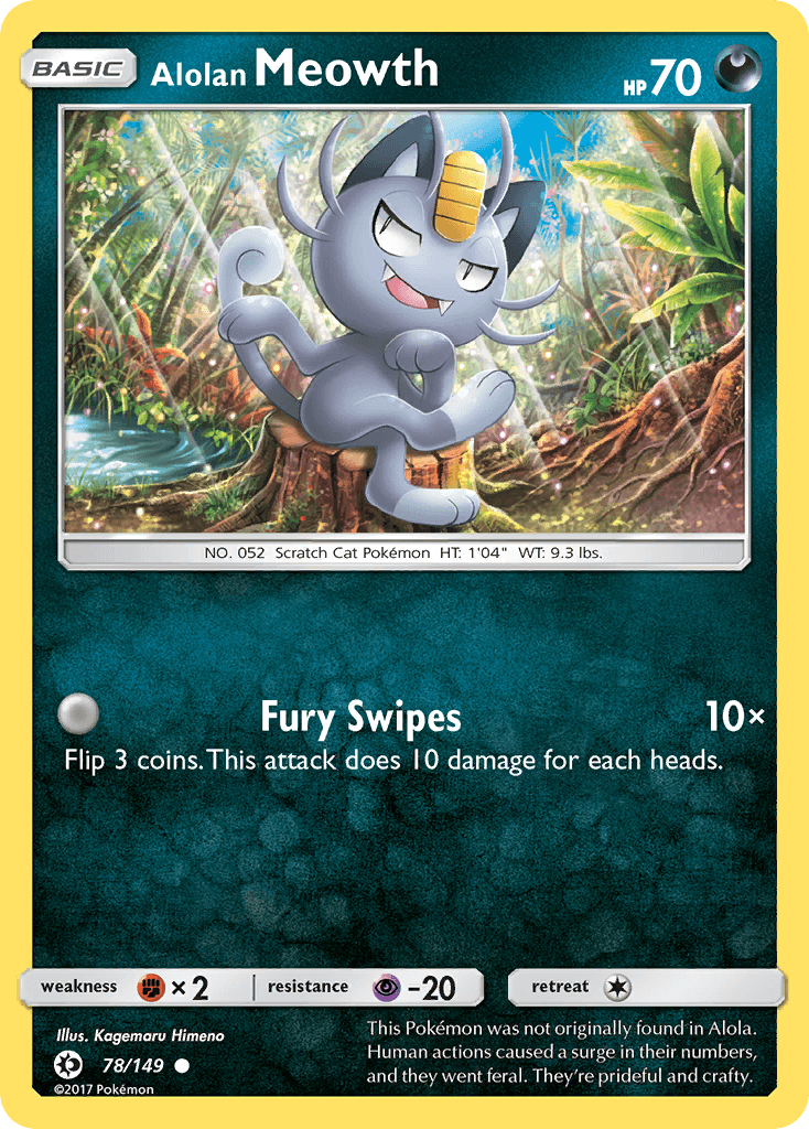 Alolan Meowth, kortbilde fra pokemontcg.io