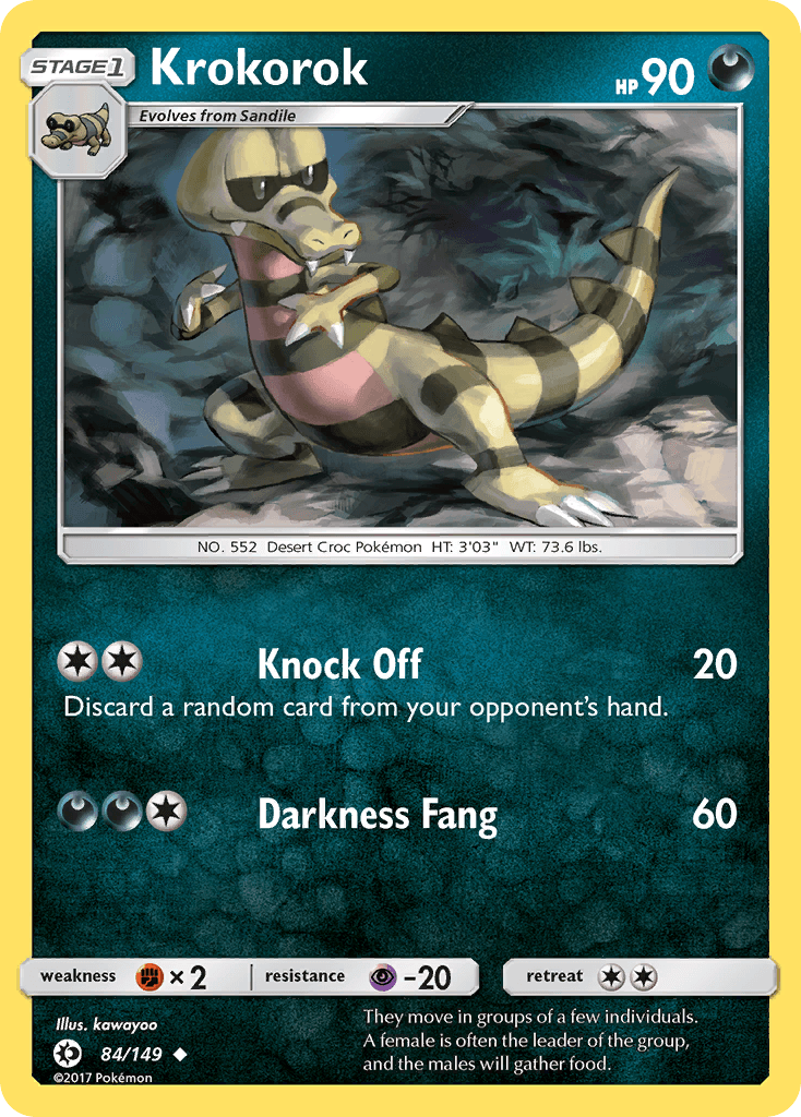 Krokorok, kortbilde fra pokemontcg.io