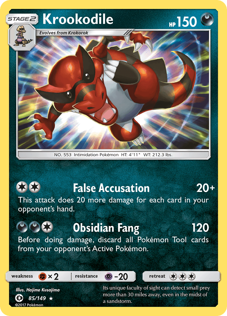 Krookodile, kortbilde fra pokemontcg.io