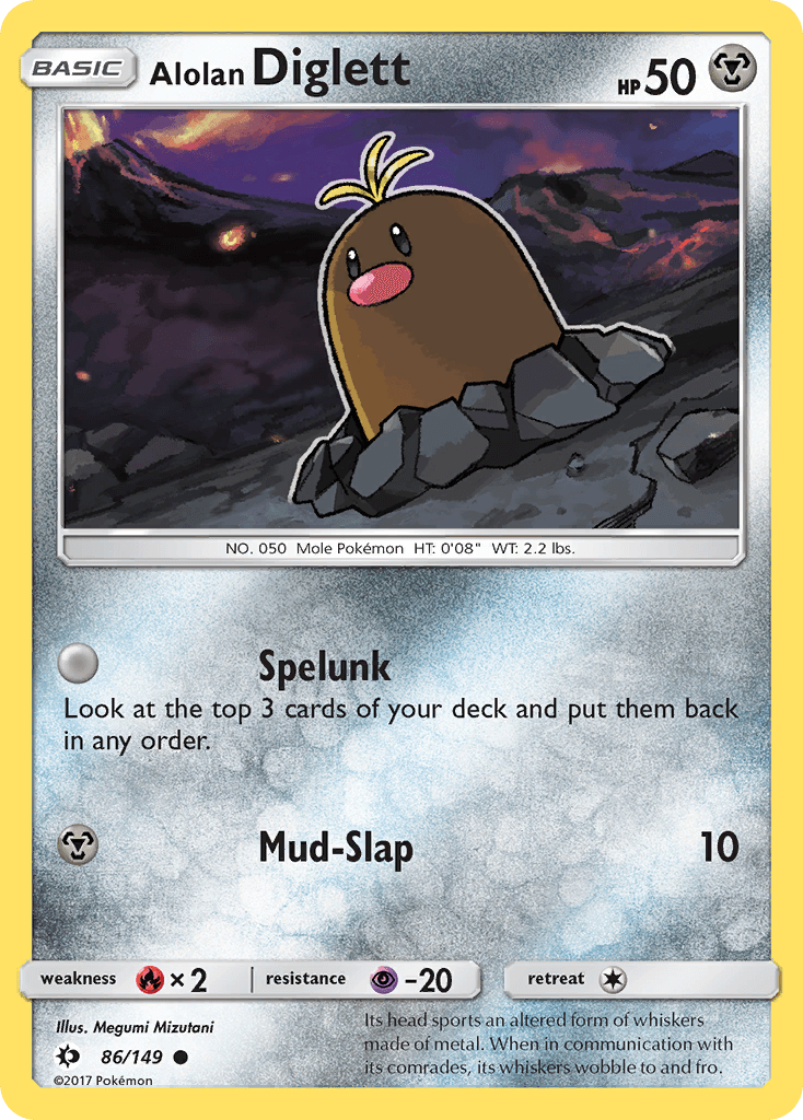 Alolan Diglett, kortbilde fra pokemontcg.io