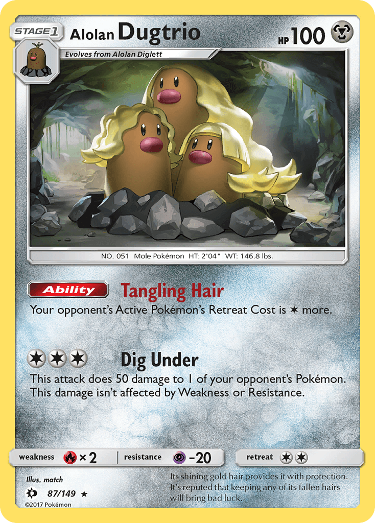Alolan Dugtrio, kortbilde fra pokemontcg.io