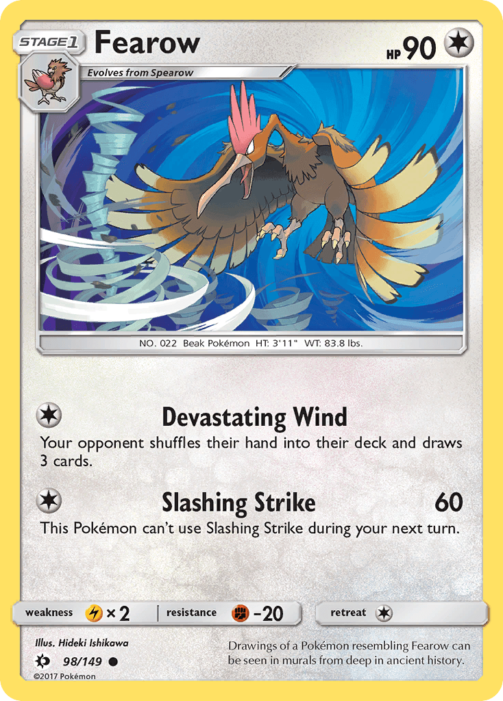Fearow, kortbilde fra pokemontcg.io