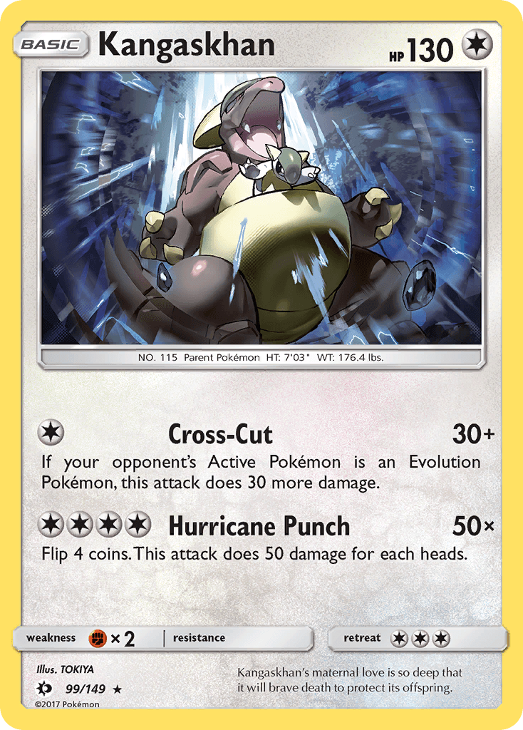 Kangaskhan, kortbilde fra pokemontcg.io