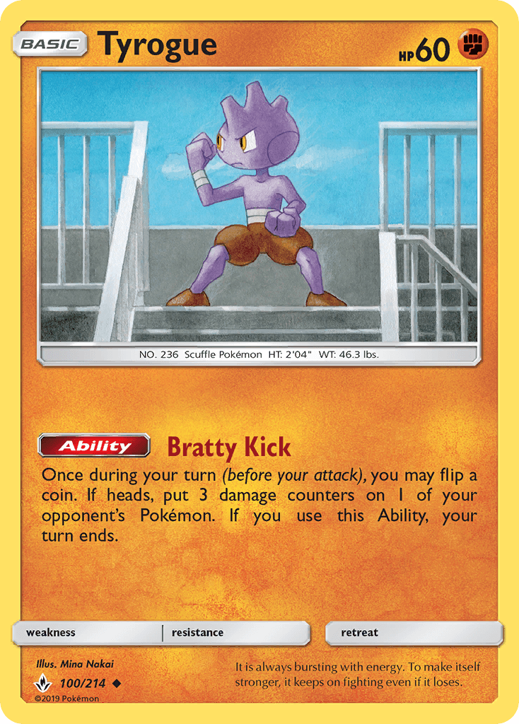 Tyrogue, kortbilde fra pokemontcg.io