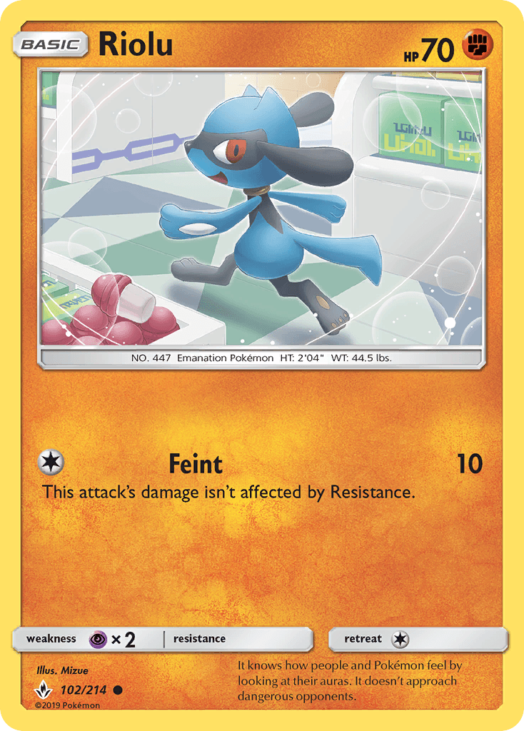 Riolu, kortbilde fra pokemontcg.io