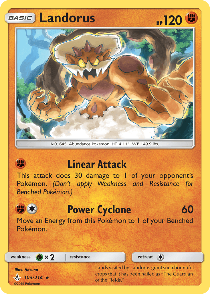 Landorus, kortbilde fra pokemontcg.io