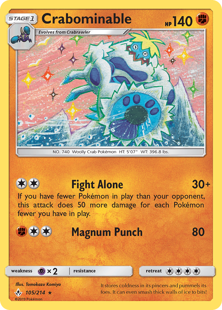 Crabominable, kortbilde fra pokemontcg.io