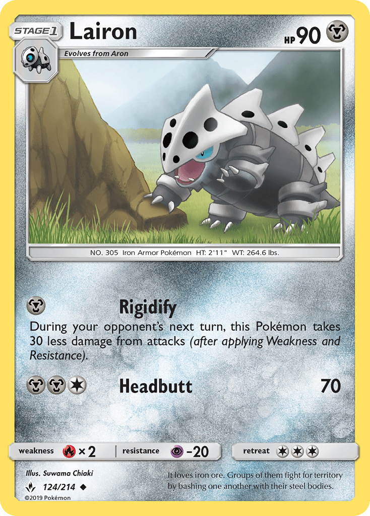 Lairon, kortbilde fra pokemontcg.io