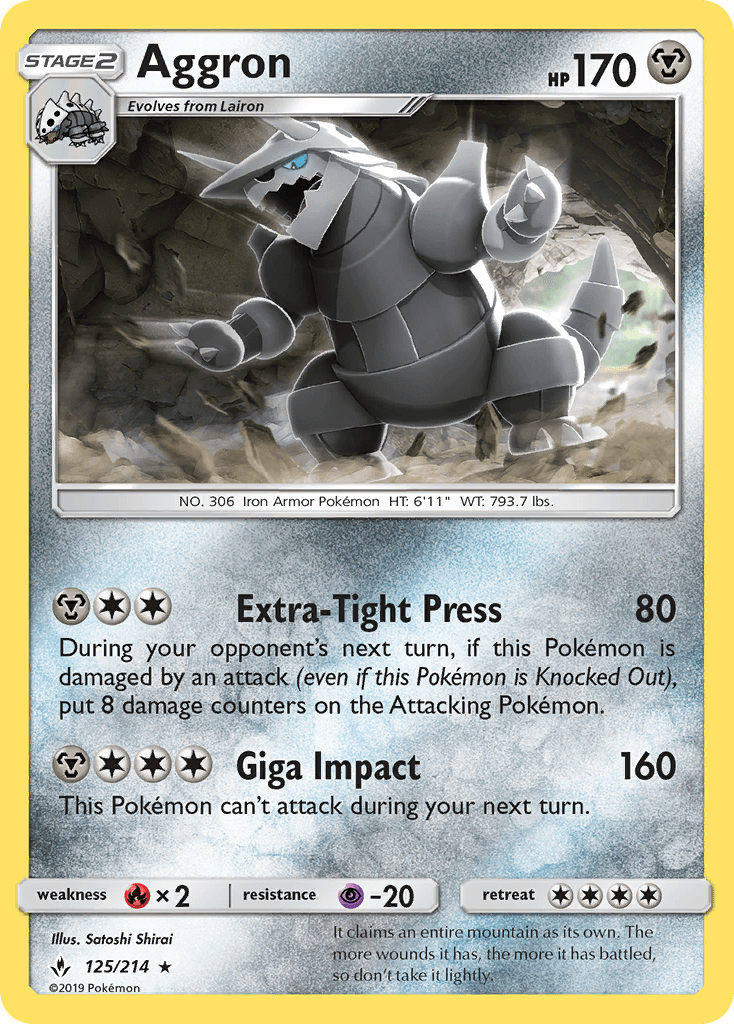 Aggron, kortbilde fra pokemontcg.io