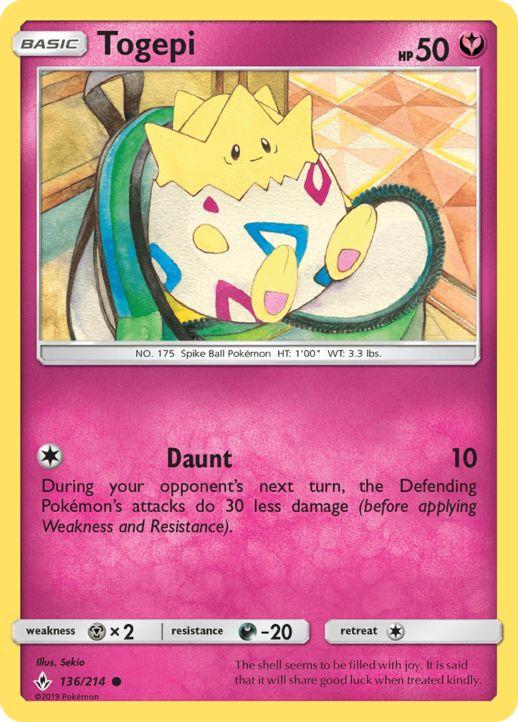 Togepi, kortbilde fra pokemontcg.io