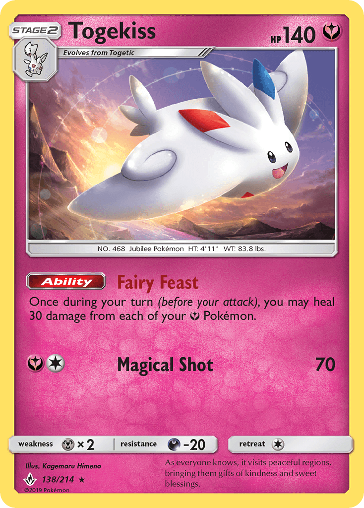 Togekiss, kortbilde fra pokemontcg.io