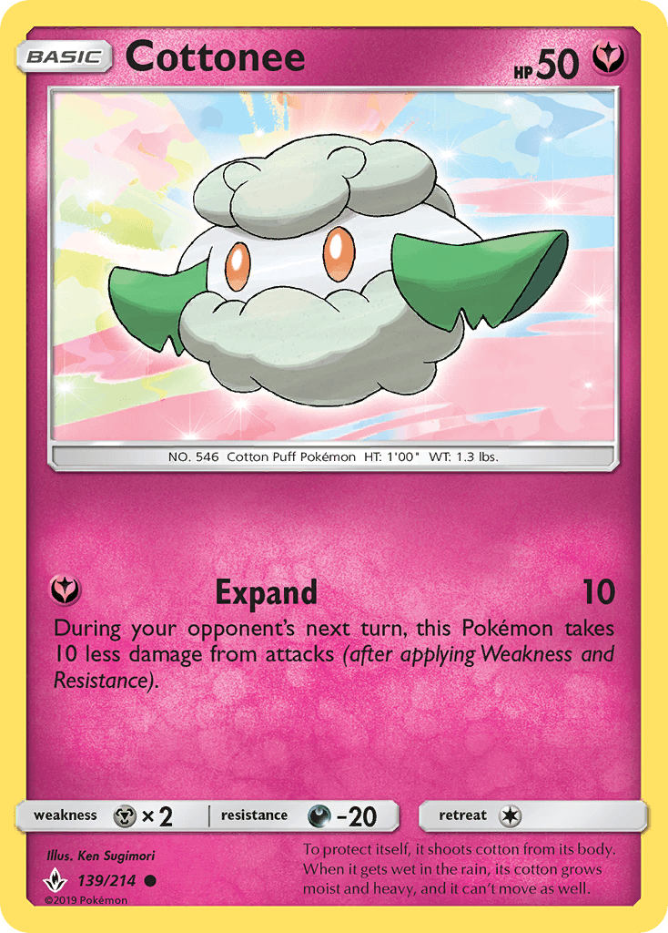 Cottonee, kortbilde fra pokemontcg.io