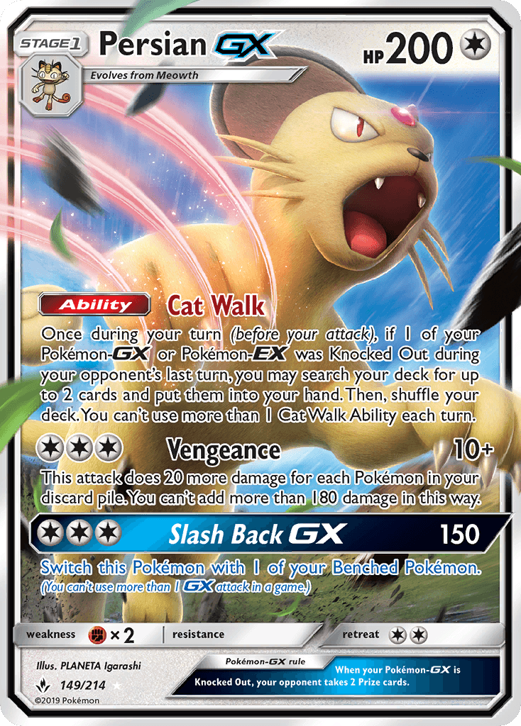 Persian-GX, kortbilde fra pokemontcg.io