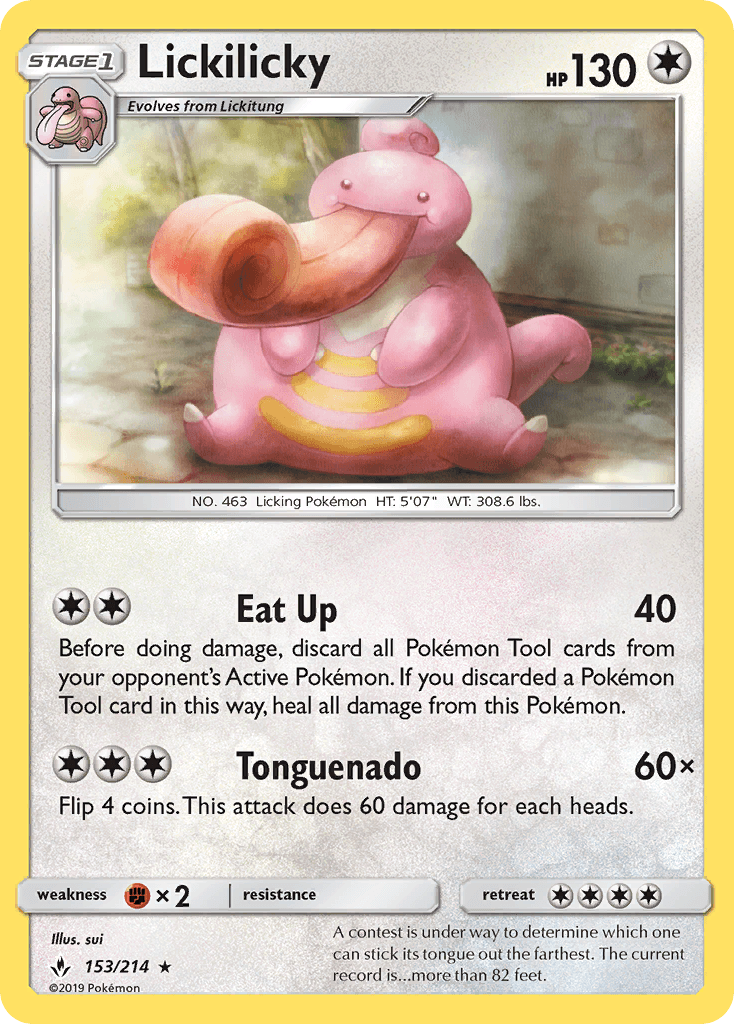 Lickilicky, kortbilde fra pokemontcg.io