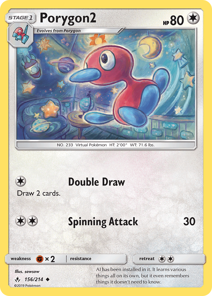 Porygon2, kortbilde fra pokemontcg.io