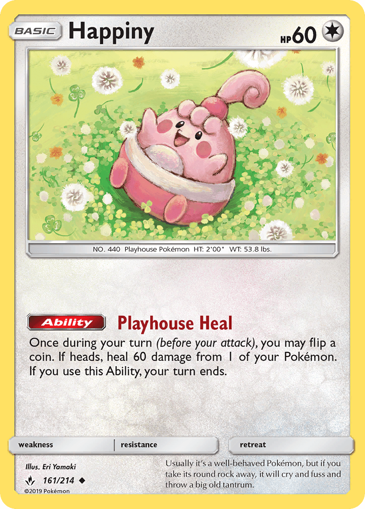 Happiny, kortbilde fra pokemontcg.io