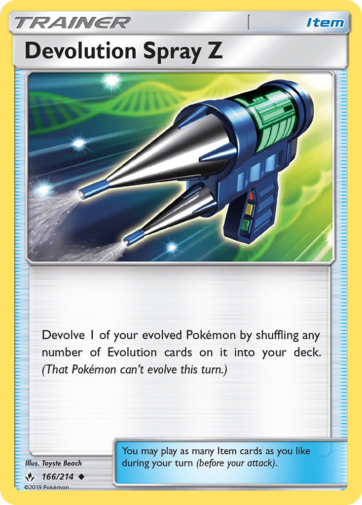Devolution Spray Z, kortbilde fra pokemontcg.io