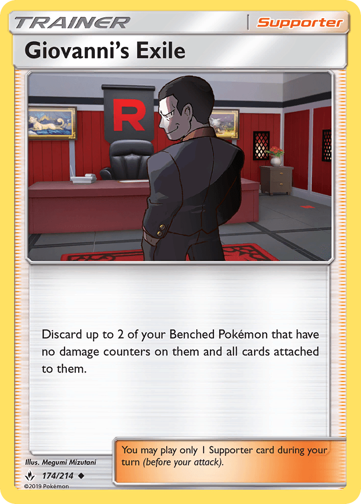 Giovanni's Exile, kortbilde fra pokemontcg.io