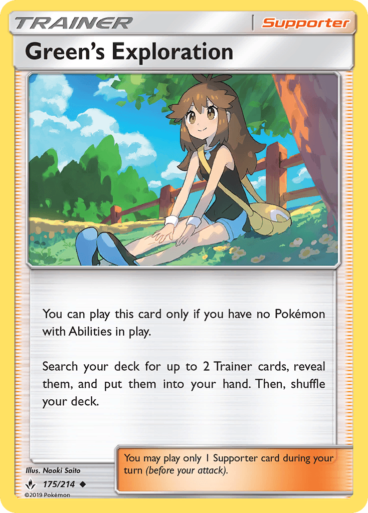 Green's Exploration, kortbilde fra pokemontcg.io