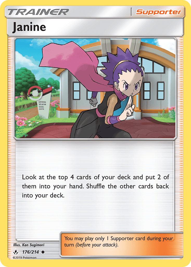 Janine, kortbilde fra pokemontcg.io
