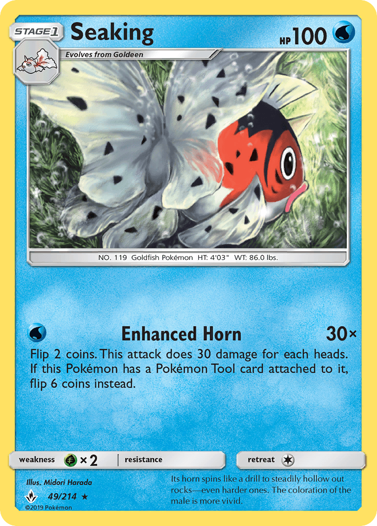 Seaking, kortbilde fra pokemontcg.io