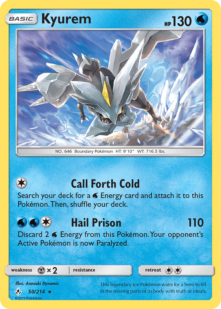 Kyurem, kortbilde fra pokemontcg.io