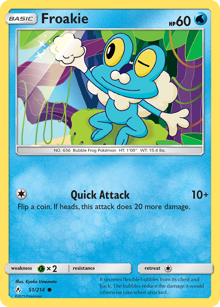 Froakie, kortbilde fra pokemontcg.io