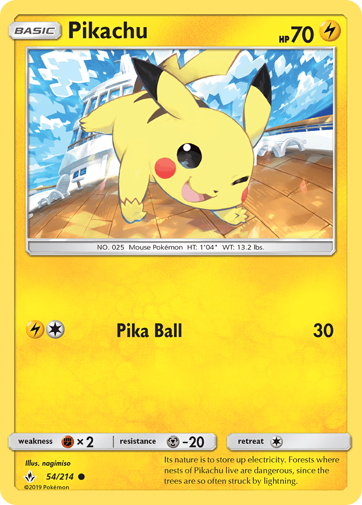 Pikachu, kortbilde fra pokemontcg.io