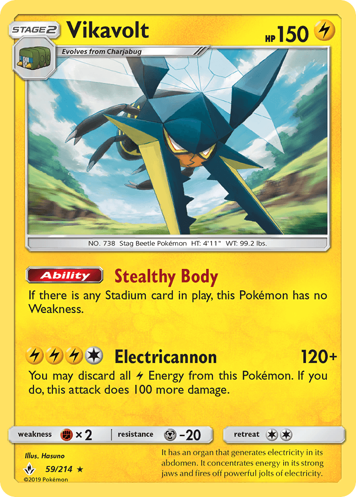 Vikavolt, kortbilde fra pokemontcg.io