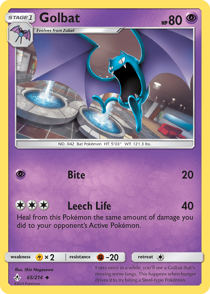 Golbat, kortbilde fra pokemontcg.io