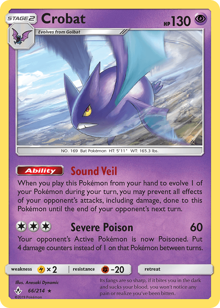 Crobat, kortbilde fra pokemontcg.io