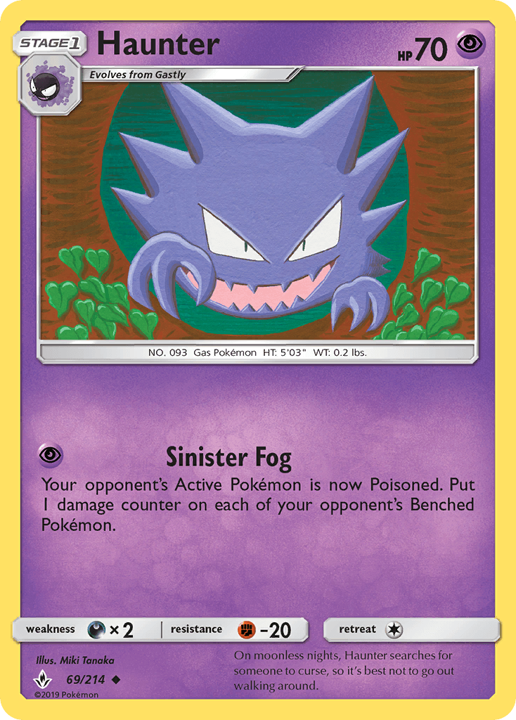 Haunter, kortbilde fra pokemontcg.io