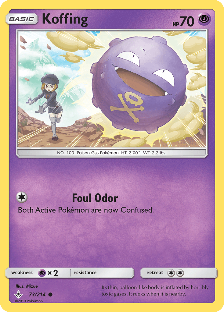 Koffing, kortbilde fra pokemontcg.io