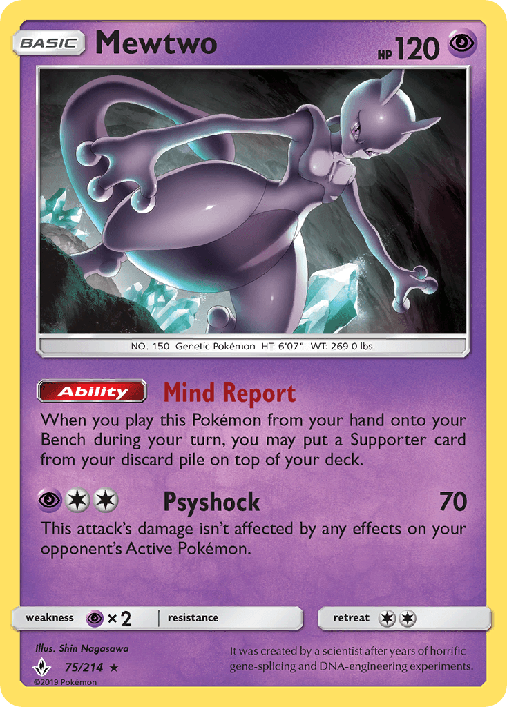 Mewtwo, kortbilde fra pokemontcg.io