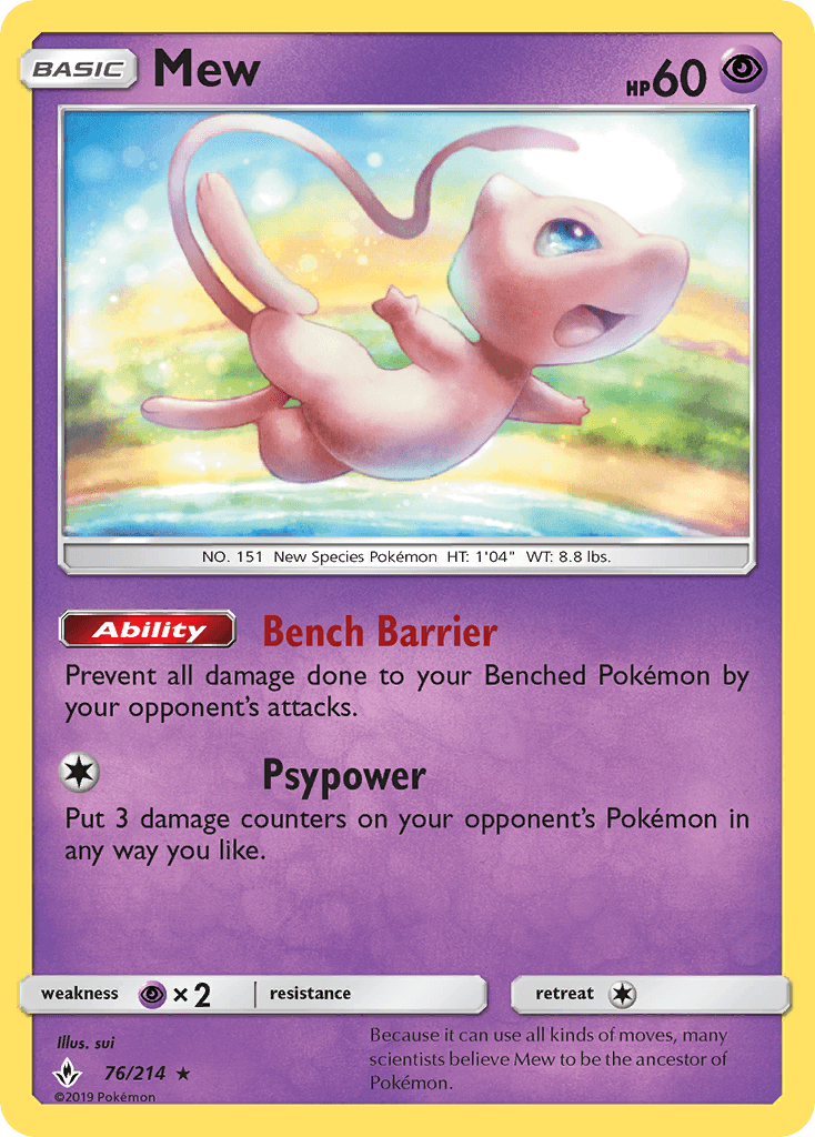 Mew, kortbilde fra pokemontcg.io