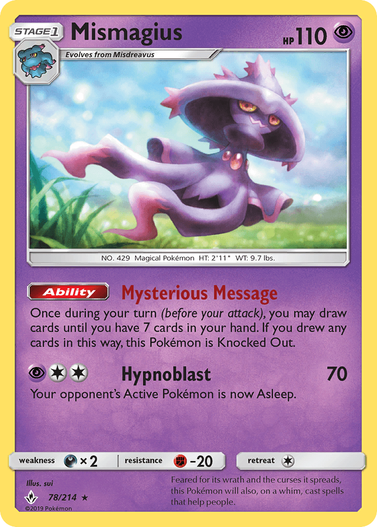 Mismagius, kortbilde fra pokemontcg.io