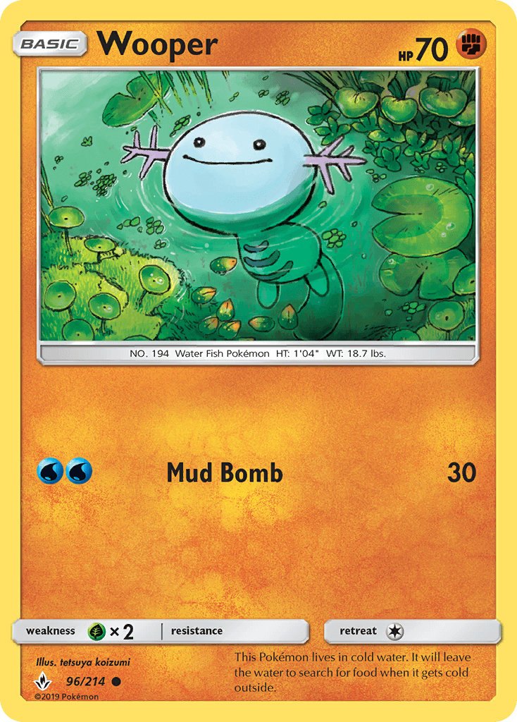 Wooper, kortbilde fra pokemontcg.io