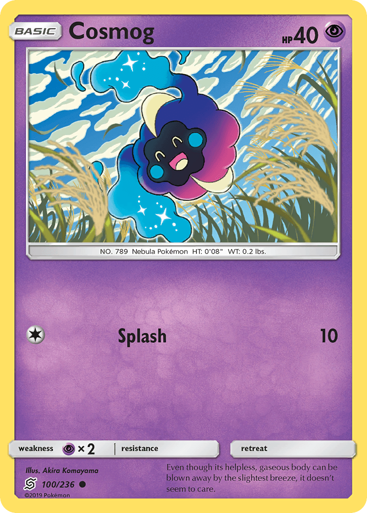 Cosmog, kortbilde fra pokemontcg.io